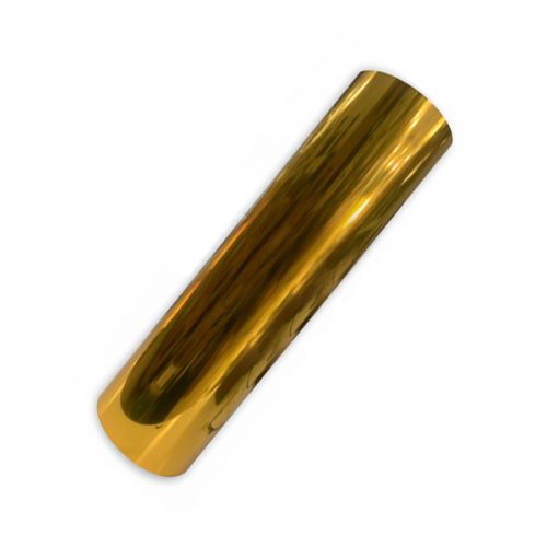 Decal PVC Chuyển Nhiệt Khổ 0.5mx25m Màu Vàng Kim Loại (Vàng Gương)