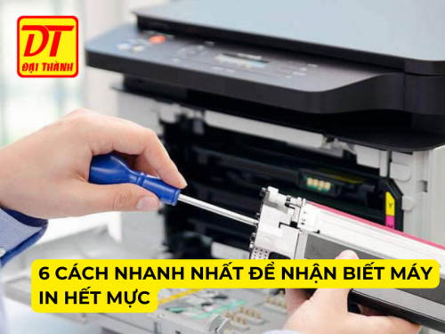 6 Cách Nhanh Nhất Để Nhận Biết Máy In Hết Mực