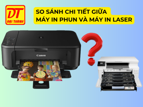 So Sánh Chi Tiết Giữa Máy In Phun Và Máy In Laser