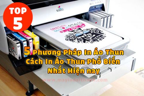 5 Phương Pháp In Áo Thun - Cách In Áo Thun Phổ Biến Nhất Hiện nay